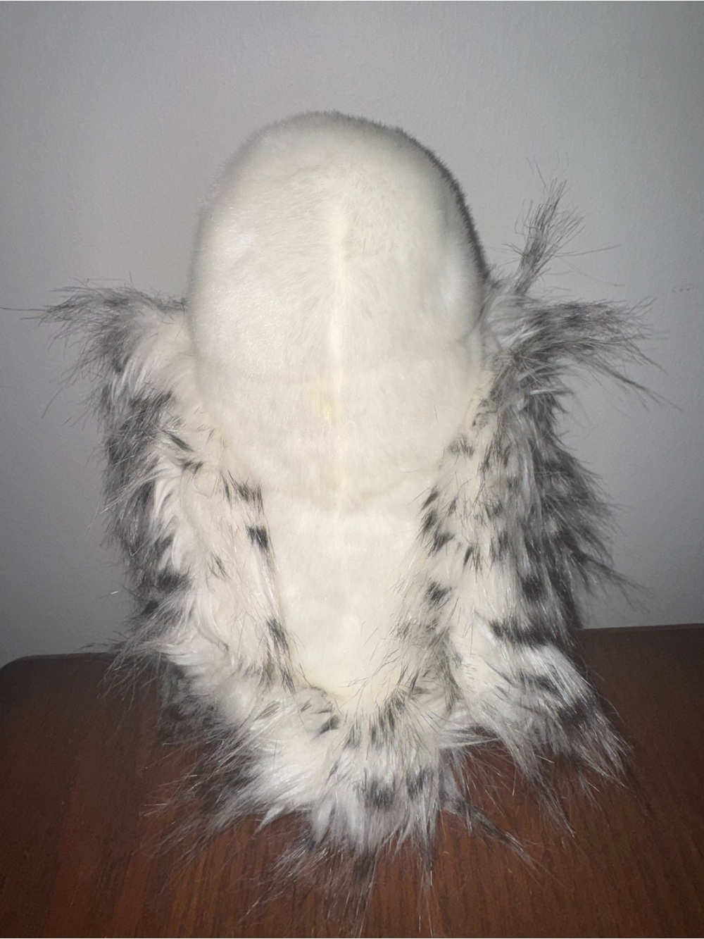 White & Gray Snowy Owl Plush Stuffed Animal - Soft Kids Toy - Picture 3 of 6